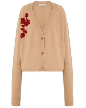 Alberta Ferretti Cashmere Trui - Naturel