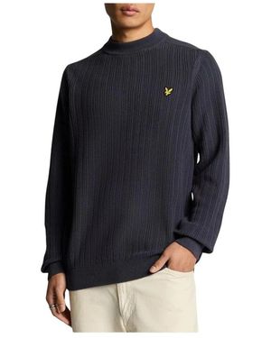 Lyle & Scott Round-Neck Knitwear - Blue