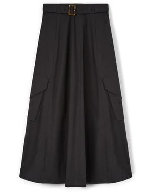 mötivi Midi Skirts - Nero