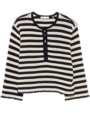 FRAME Round-Neck Strickwaren - Schwarz