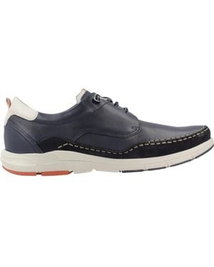 Fluchos Laced Shoes - Blu