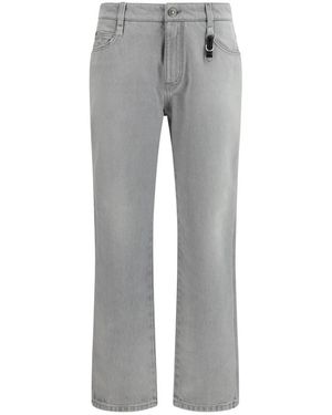 Ermanno Scervino Jeans ,Grijs ,Katoen Boyfriend Jeans