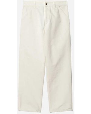 Carhartt Straight Trousers - White