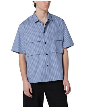 Sacai Short Sleeve Shirts - Blue