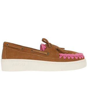 Mou Schoenen ,Bruin ,Leer Summer Sneaker