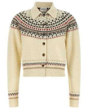 Isabel Marant Zoe Cropped Cardigan - Natur