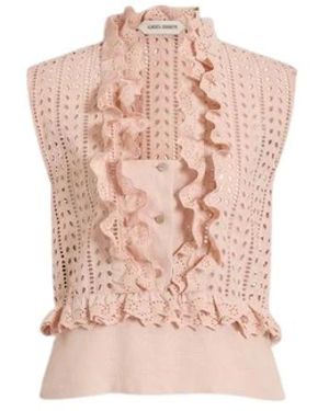 Alberta Ferretti Sleeveless Tops - Pink