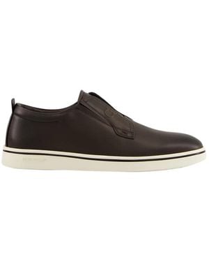 Ferragamo Urban Leather Lace-Up Derbies - Schwarz