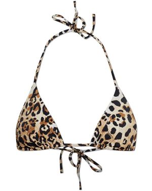 DSquared² Bikini-Top Mit Animal-Print - Braun