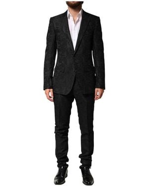 Dolce & Gabbana Single Breasted Suits - Noir
