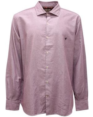 Brooksfield Casual Shirts - Purple