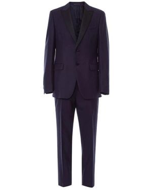Valentino Garavani Single Breasted Suits - Blue