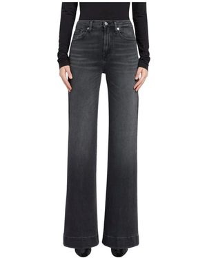 7 For All Mankind Flared Jeans - Negro
