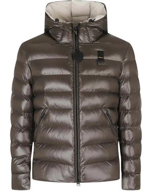 Blauer Jassen ,Bruin ,Adams Padded Jacket - Grijs