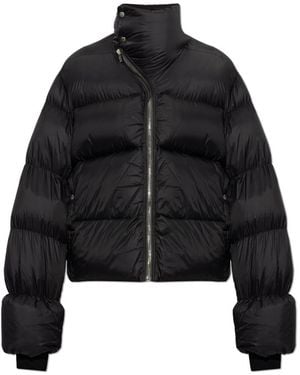 Rick Owens Turtle Quilted Jacket - Zwart