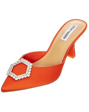 Steve Madden Heeled Mules - Naranja