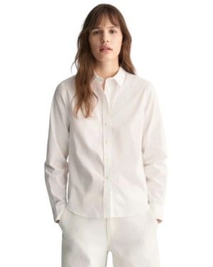 GANT Popeline Blouse - Wit