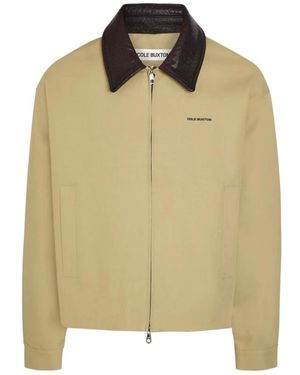 Cole Buxton Jassen ,Leer Shirt - Naturel