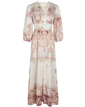 Neo Noir Maxi Dresses - Roze