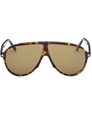 Tom Ford Stilvolle Vladimir Sonnenbrille - Braun