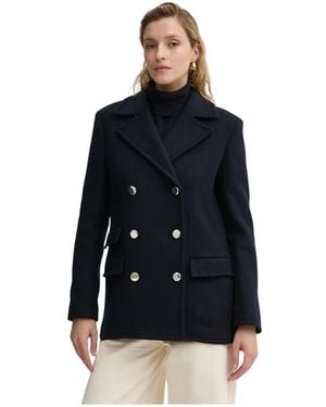 Theory Jassen ,Blauw ,Wol Peacoat Blazer - Zwart
