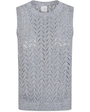 Eleventy Sleeveless Knitwear - Gris