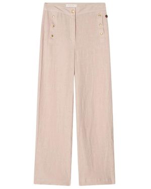 BUSNEL Wide Trousers - Neutro