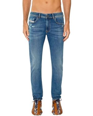 DIESEL Punk-Geïnspireerde Skinny Jeans - Blauw