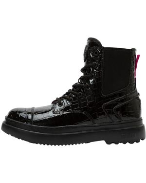 Colmar Schoenen ,Zwart ,Leer Connor Cocco Laarzen