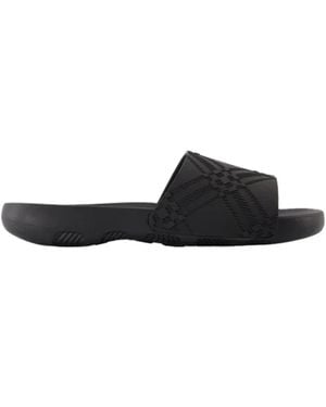 Burberry Sliders - Black