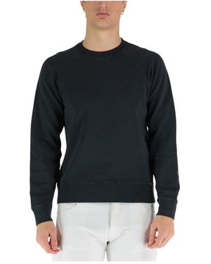 Tom Ford Herren Raglan Sweatshirt French Terry - Schwarz