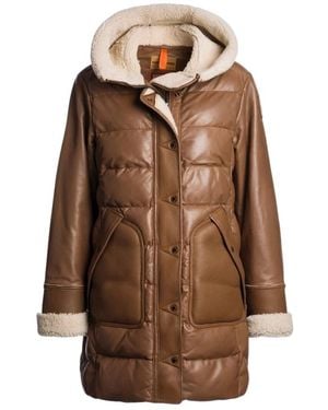 Parajumpers Demi Special Leren Jas - Bruin