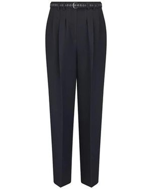 Dior Pantalones Lana Seda, Mujer, Talla - Azul