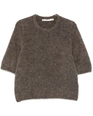 Gestuz Truien & Vesten ,Grijs ,Round-Neck Truien - Bruin
