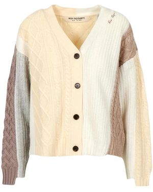 Roy Rogers V-Neck Cardigan - Naturel