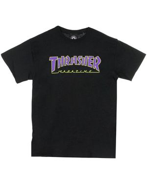 Thrasher T-Shirts - Negro