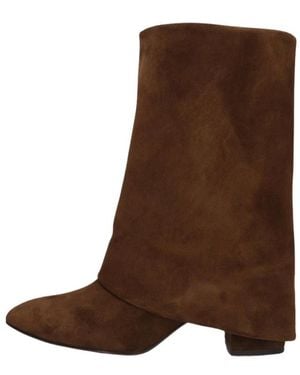 Toral Heeled Boots - Marrone