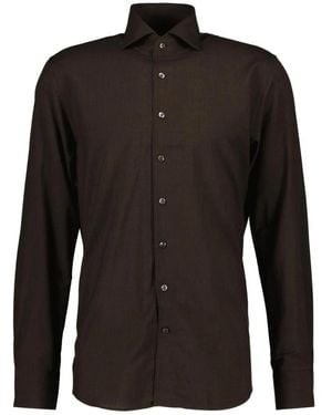 Profuomo Formele Overhemden - Zwart