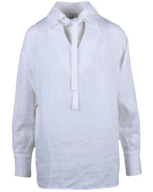 Eleventy Blusa Garzata - Blauw