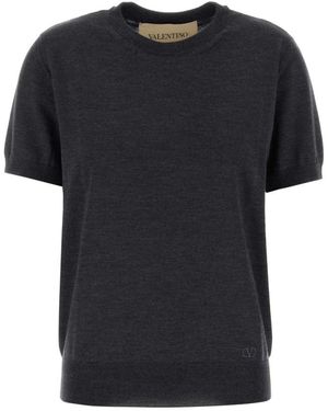 Valentino Garavani Round-Neck Knitwear - Black
