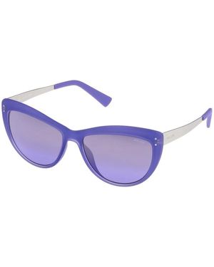 Police Occhiali da sole con specchio viola per donne blu
