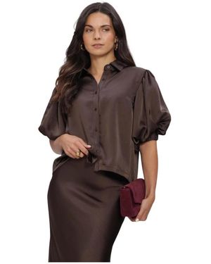 Notre-v Nv-Inka Blouse - Bruin