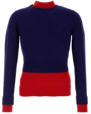 Jil Sander Round-Neck Knitwear - Blue