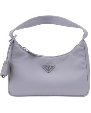 Prada Tassen ,Paars ,Leer Schoudertas - Blauw