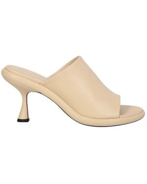 Wandler Heeled Mules - White