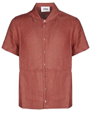 Alpha Studio Short Sleeve Shirts - Red