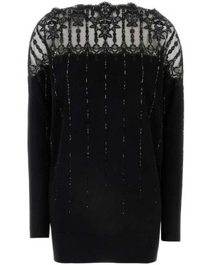 Ermanno Scervino Round-Neck Knitwear - Noir