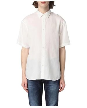 Emporio Armani Short Sleeve Shirts - White