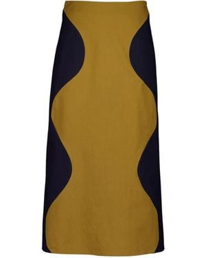 Colville Midi Skirts - Verde