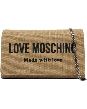 Love Moschino Cross Body Bags - Metallic
